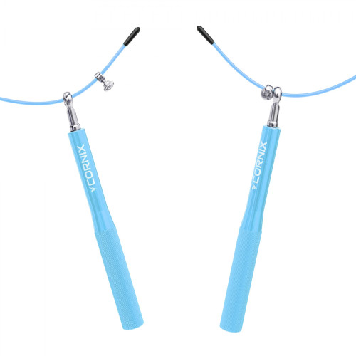 Скакалка  Cornix Speed Rope XR-0153 Sky Blue - фото №3